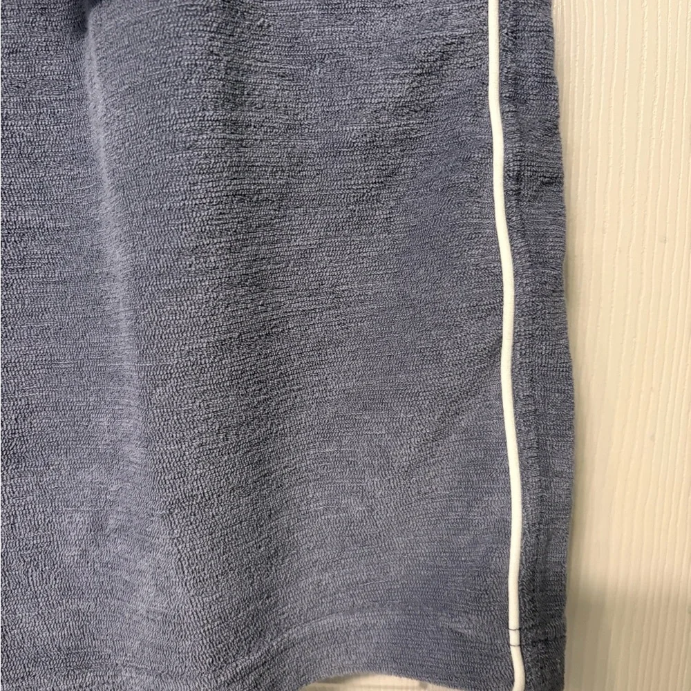 NWT Faherty Men's Cabana Towel Terry Shorts Eastern Storm Blue Large $128